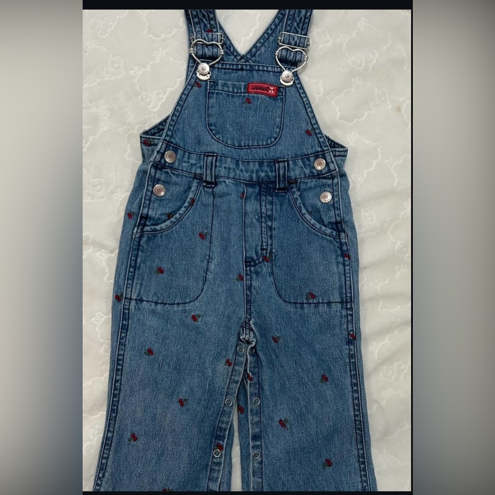 Faded glory cherry overalls
